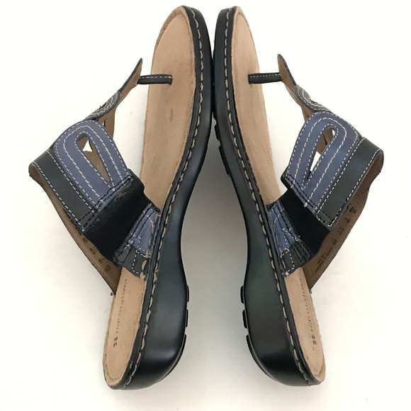 NATURALIZER Leather Sandals Calon Thong Sandals Women’s Size 10 WIDE - Picture 11 of 16